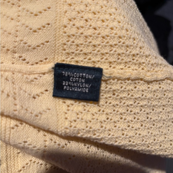 Ralph Lauren yellow knit/crochet dress - Picture 6 of 7